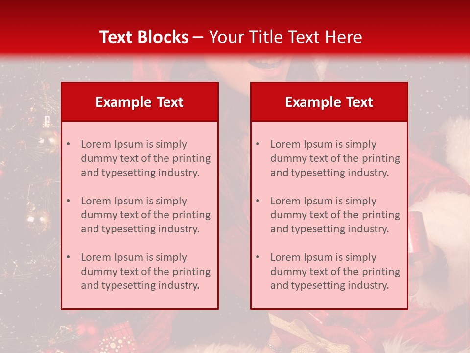 Girl Tree Hat PowerPoint Template