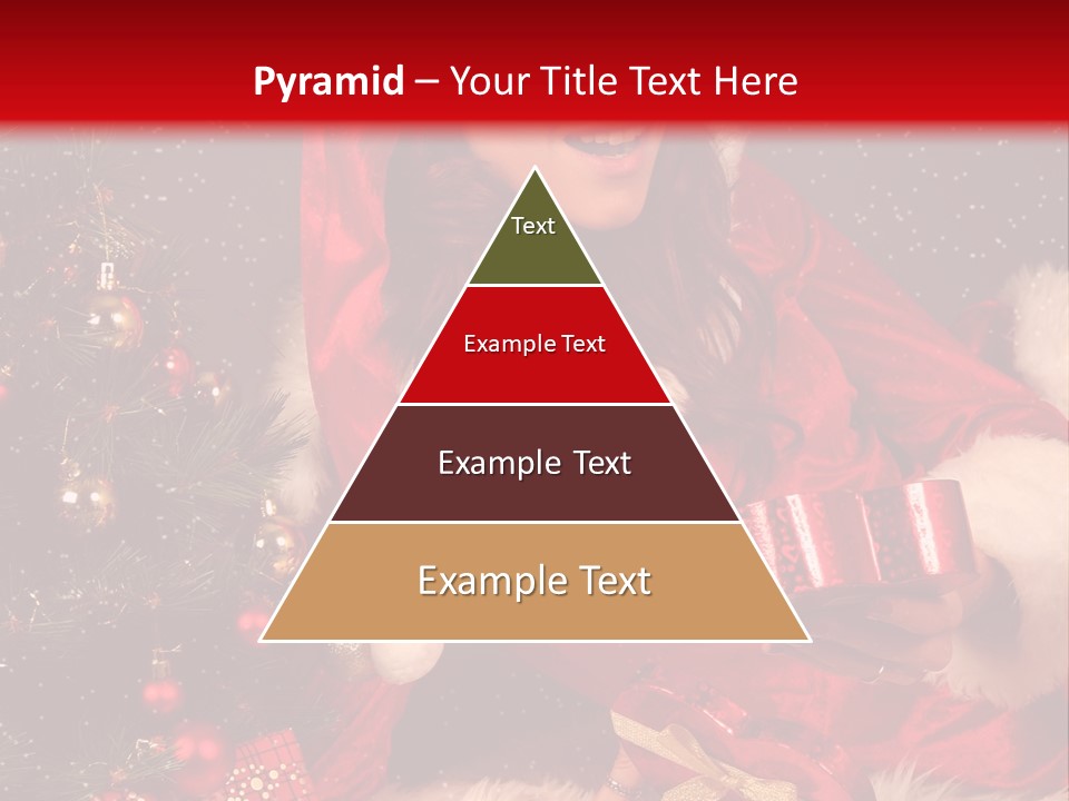 Girl Tree Hat PowerPoint Template