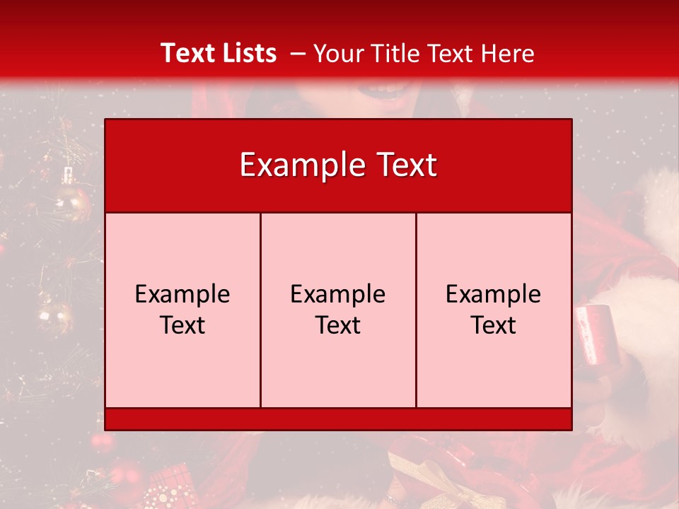 Girl Tree Hat PowerPoint Template