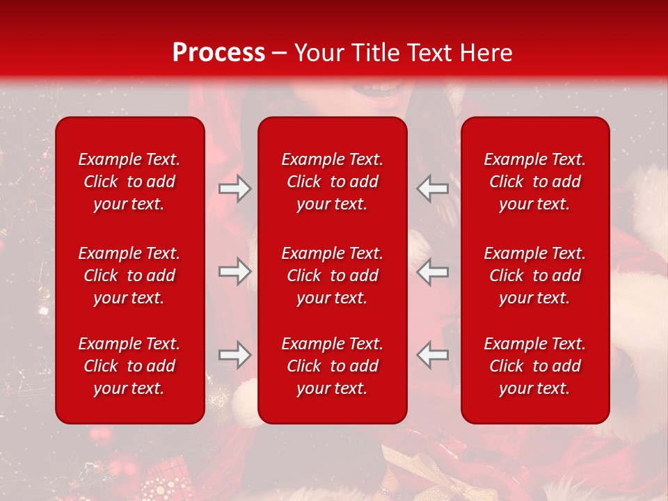 Girl Tree Hat PowerPoint Template