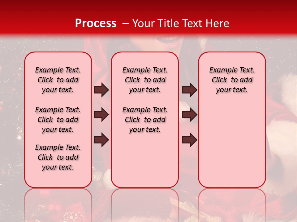 Girl Tree Hat PowerPoint Template