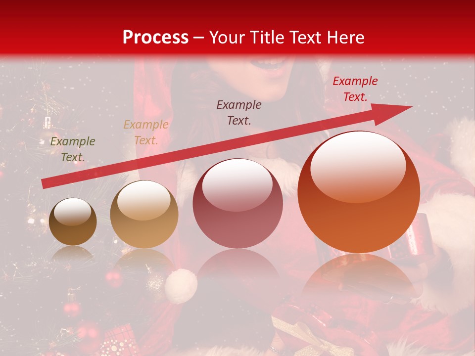 Girl Tree Hat PowerPoint Template