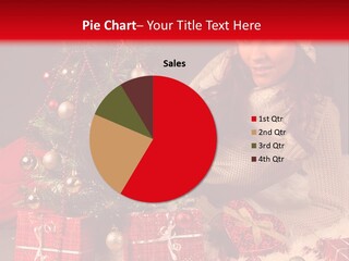 Red December Seasonal PowerPoint Template