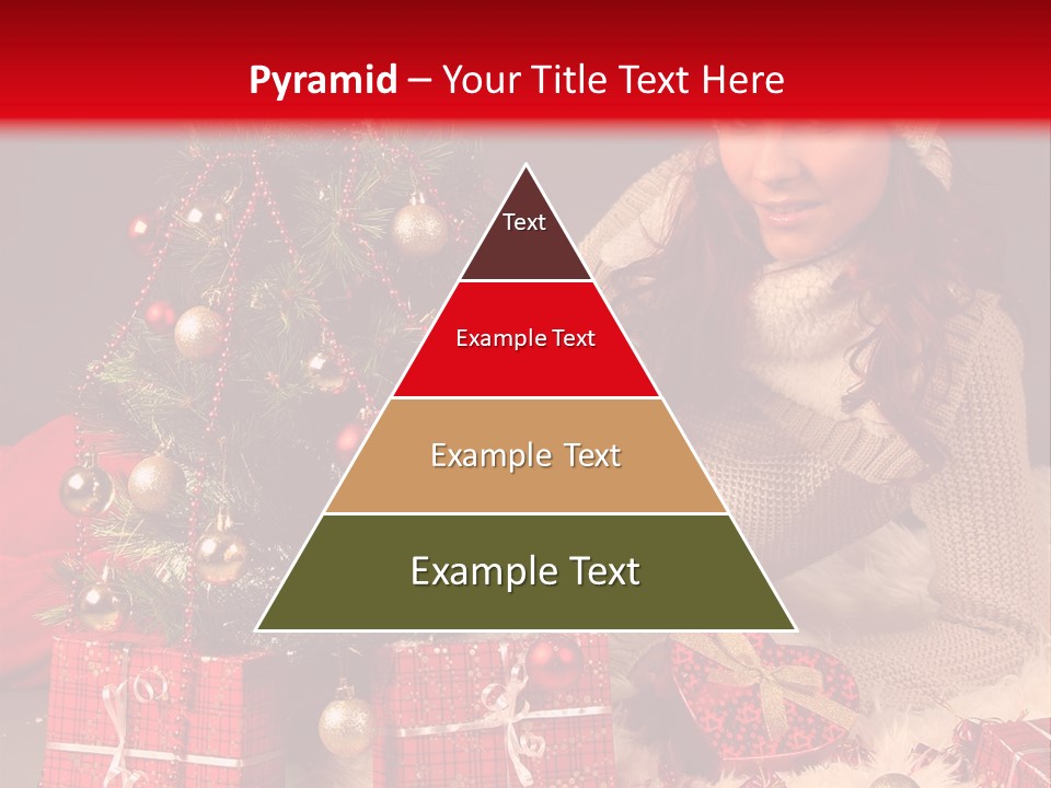 Red December Seasonal PowerPoint Template