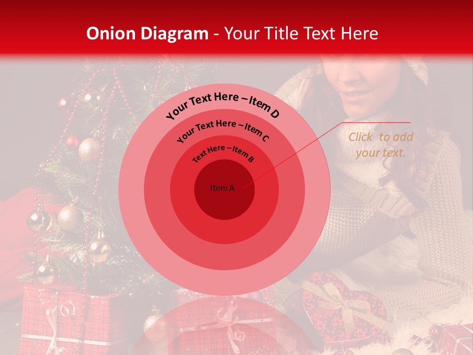 Red December Seasonal PowerPoint Template
