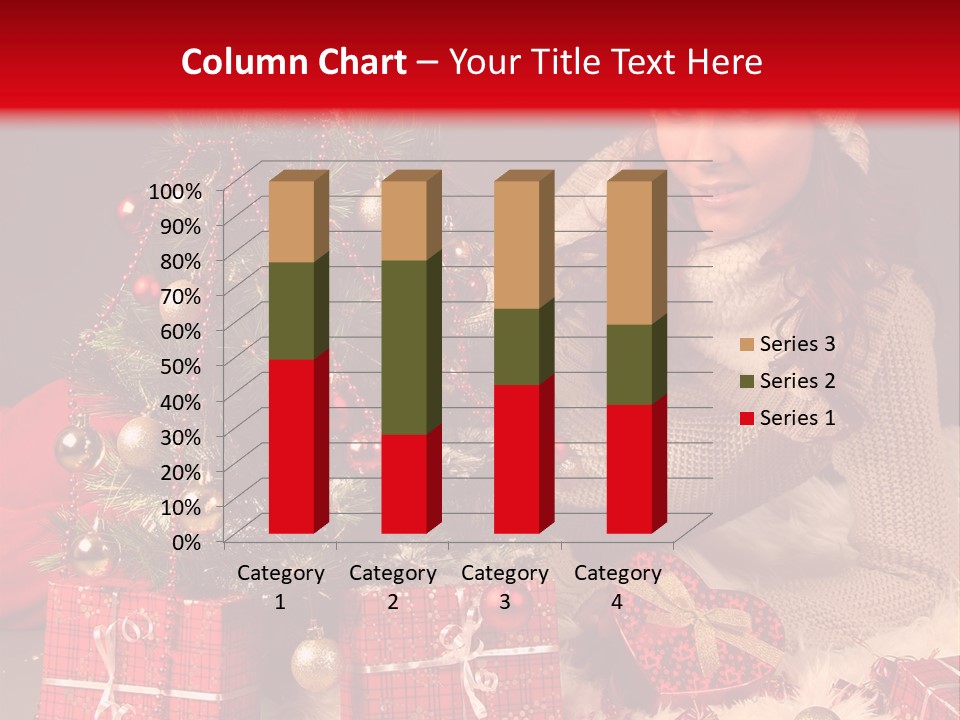 Red December Seasonal PowerPoint Template