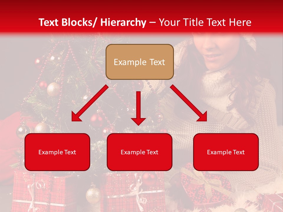 Red December Seasonal PowerPoint Template
