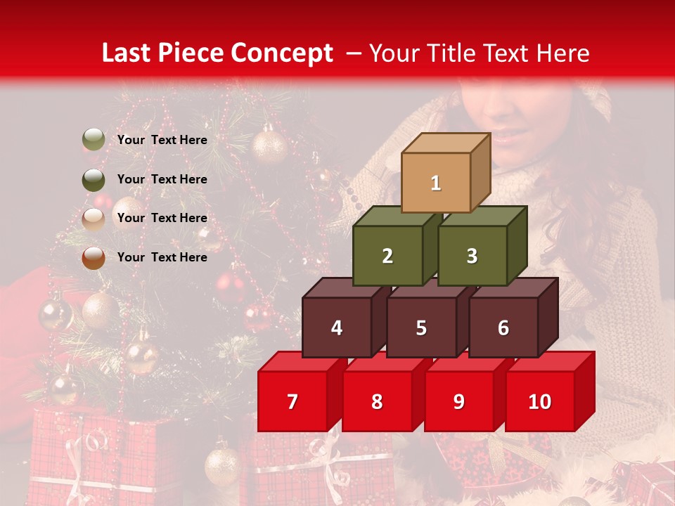 Red December Seasonal PowerPoint Template