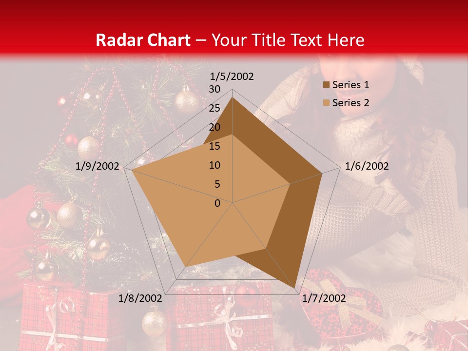 Red December Seasonal PowerPoint Template
