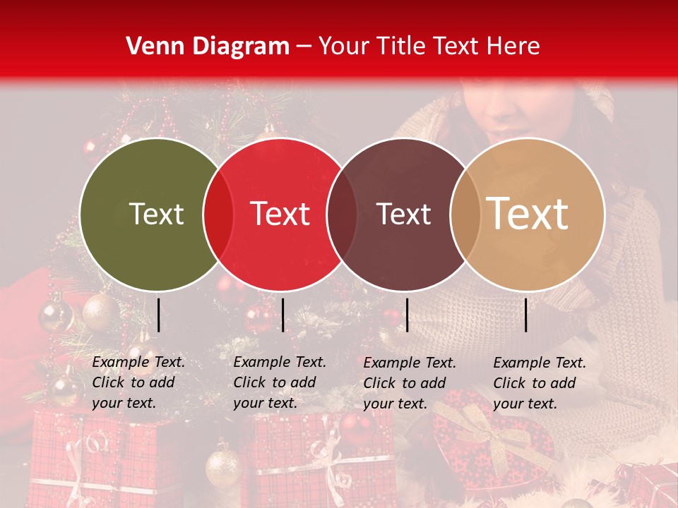 Red December Seasonal PowerPoint Template