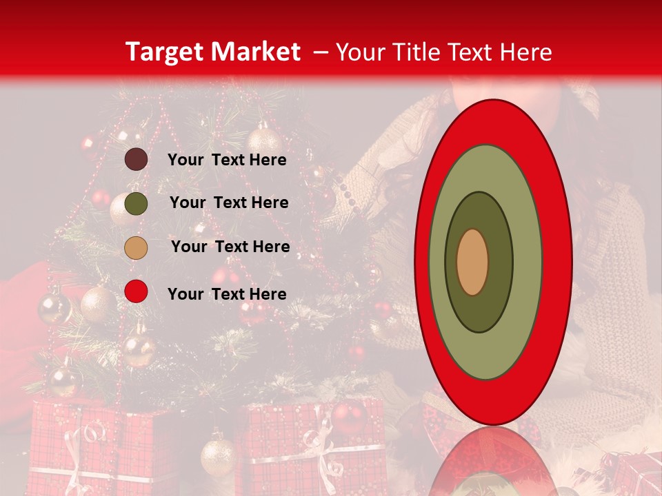 Red December Seasonal PowerPoint Template