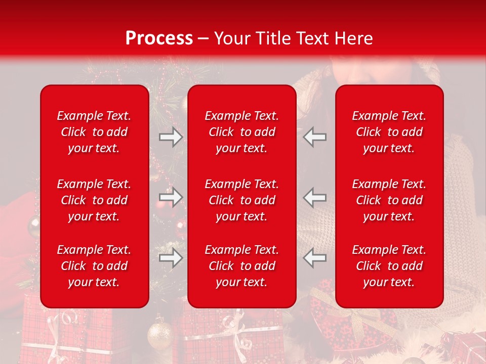 Red December Seasonal PowerPoint Template