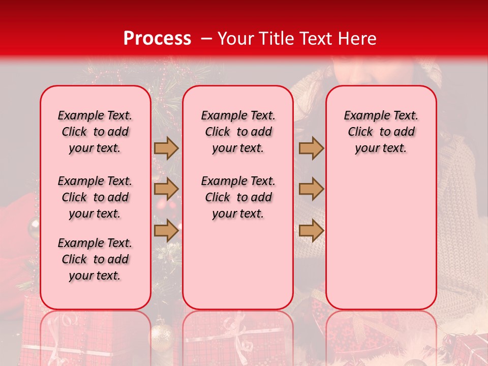 Red December Seasonal PowerPoint Template