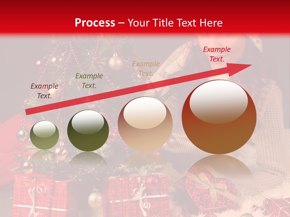 Red December Seasonal PowerPoint Template