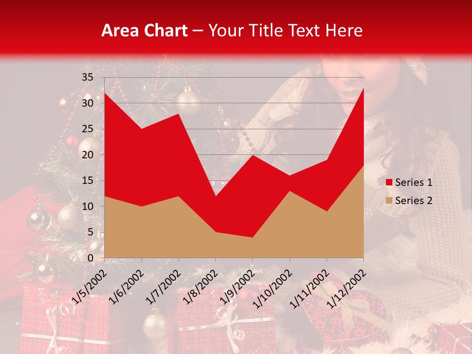 Red December Seasonal PowerPoint Template