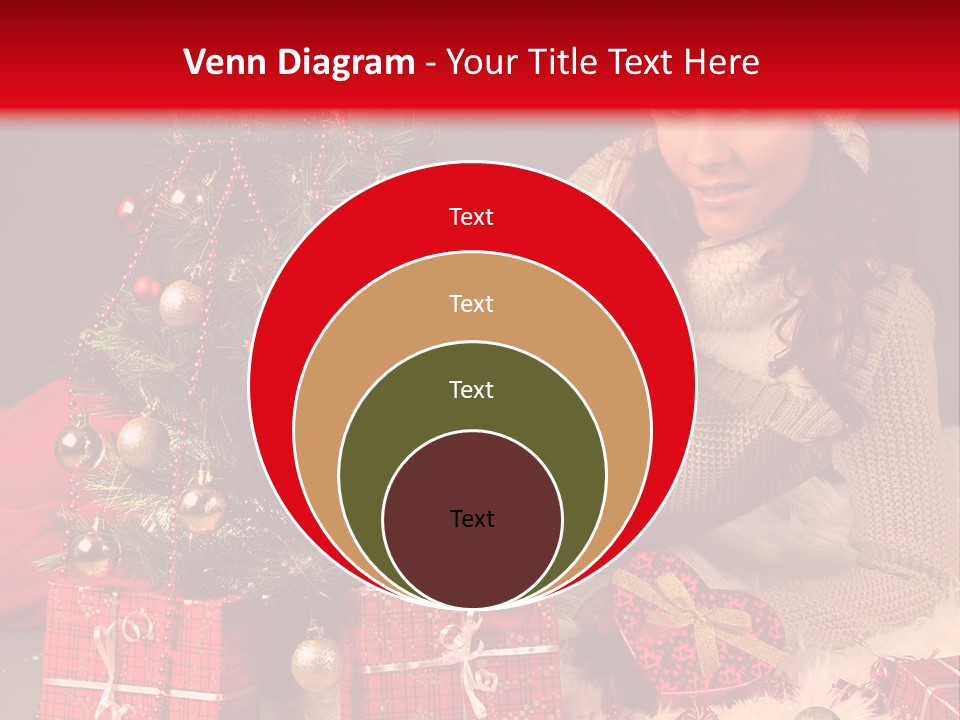 Red December Seasonal PowerPoint Template