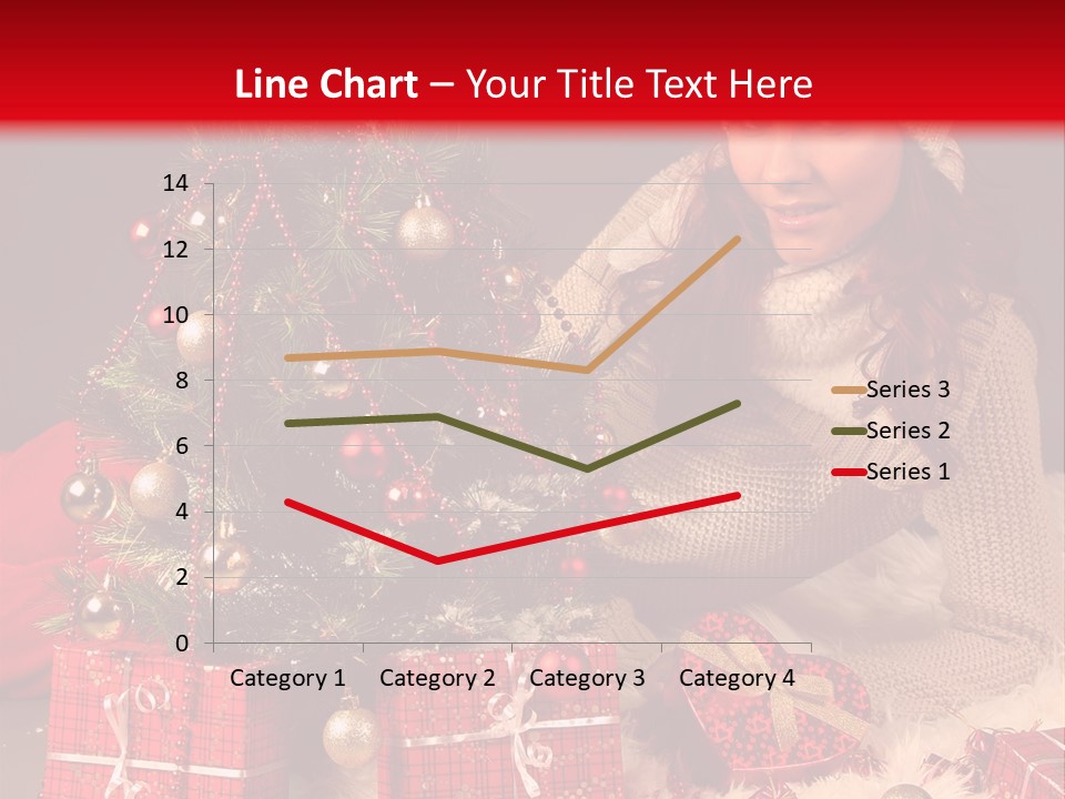 Red December Seasonal PowerPoint Template