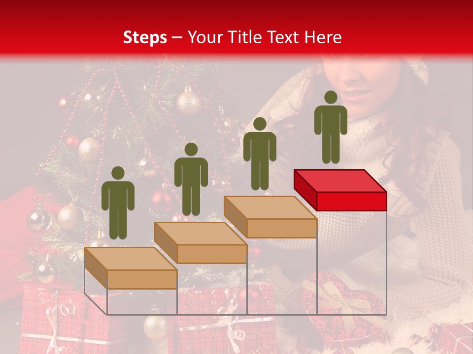Red December Seasonal PowerPoint Template