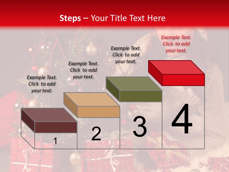 Red December Seasonal PowerPoint Template