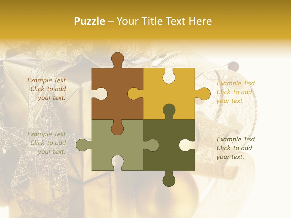 Macro Life Christmas PowerPoint Template