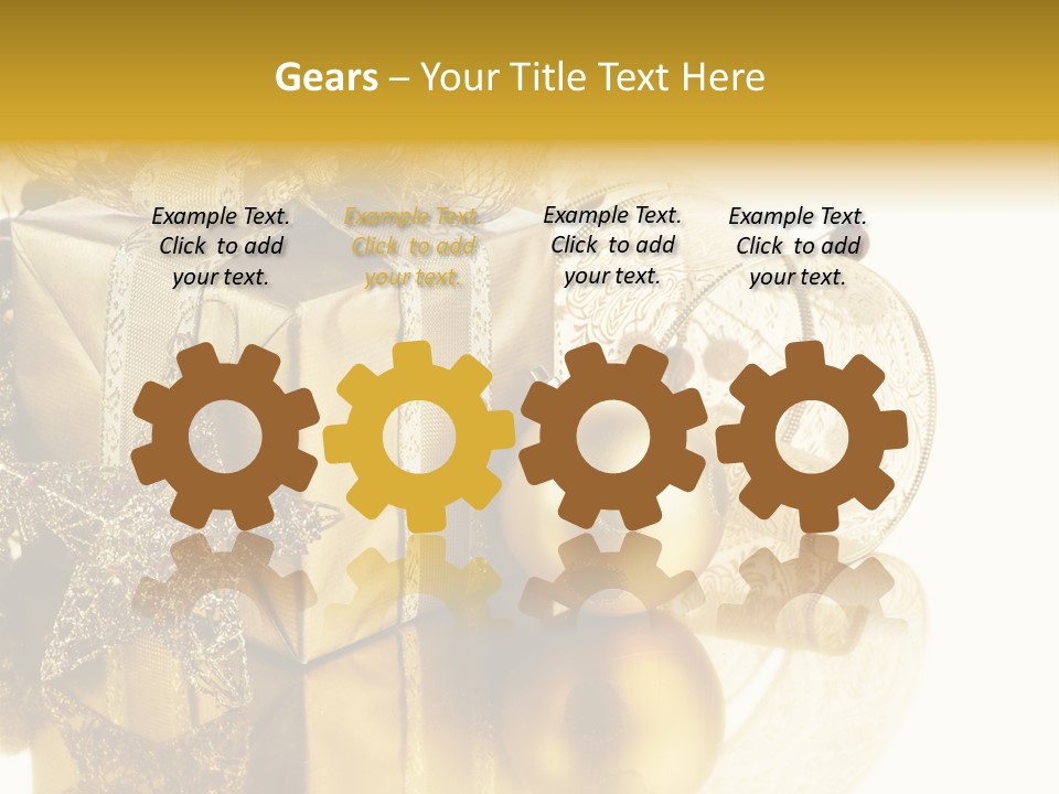 Macro Life Christmas PowerPoint Template