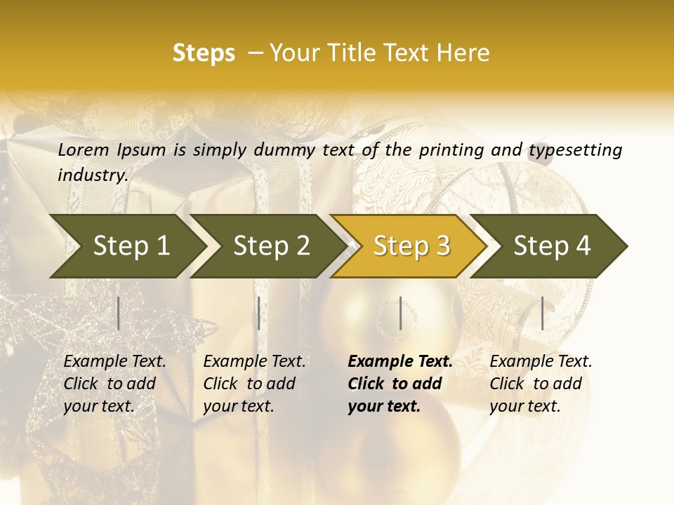 Macro Life Christmas PowerPoint Template