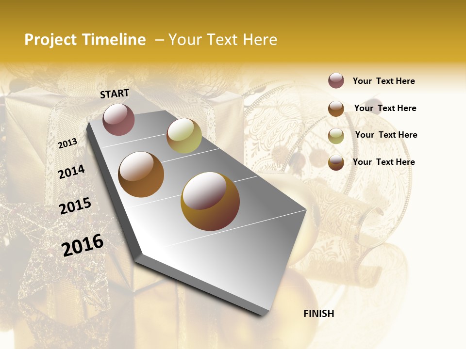 Macro Life Christmas PowerPoint Template