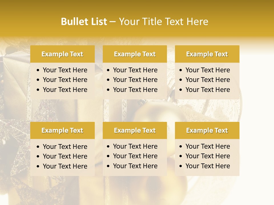 Macro Life Christmas PowerPoint Template