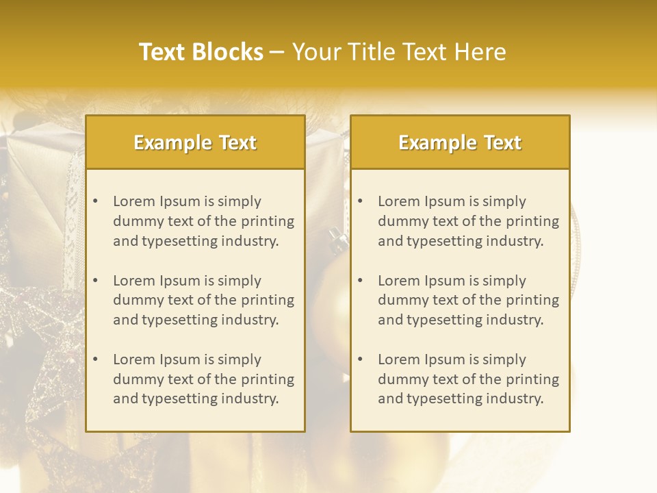 Macro Life Christmas PowerPoint Template