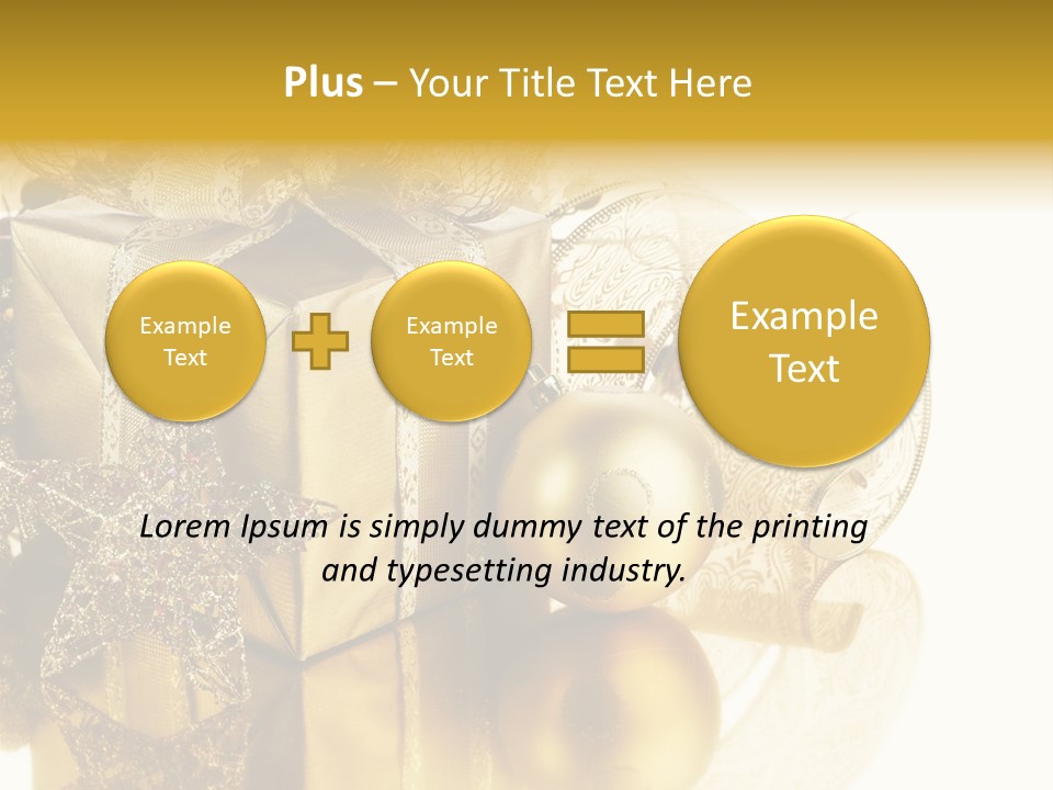 Macro Life Christmas PowerPoint Template