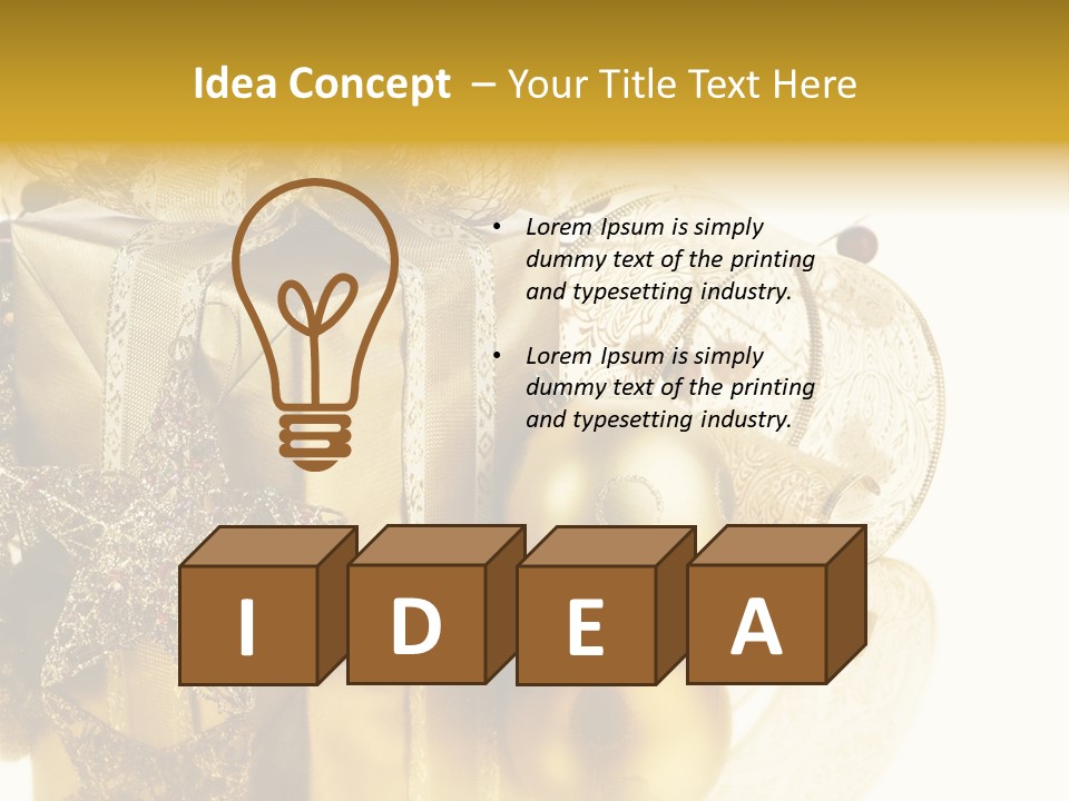 Macro Life Christmas PowerPoint Template