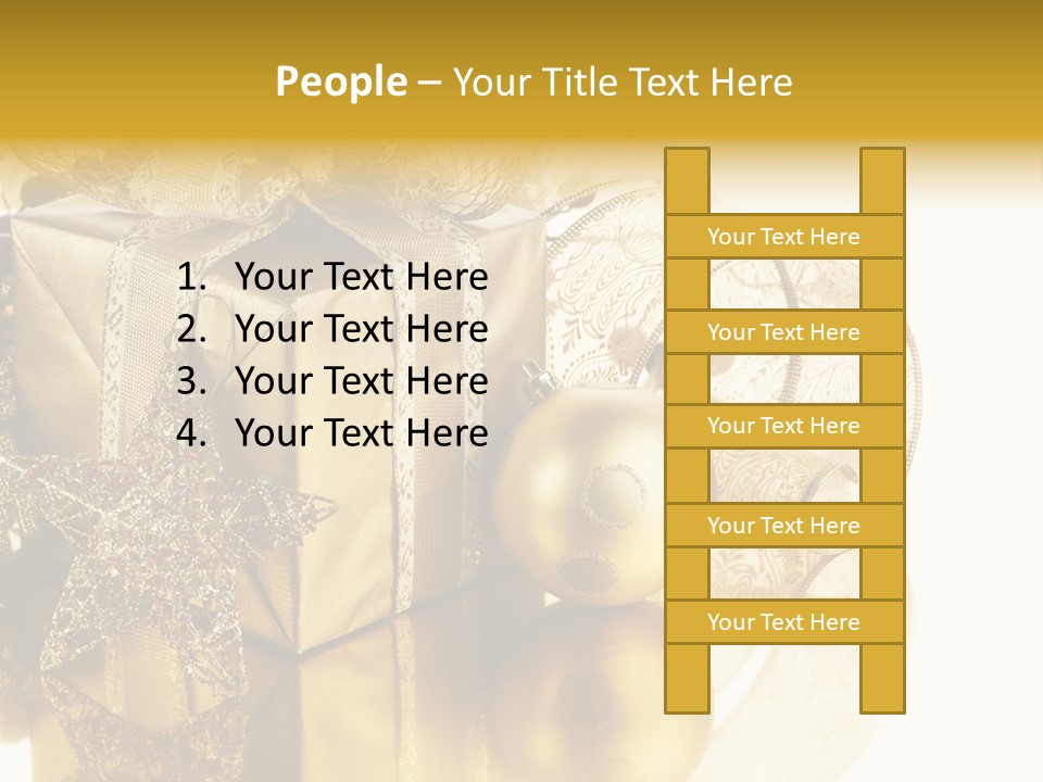 Macro Life Christmas PowerPoint Template