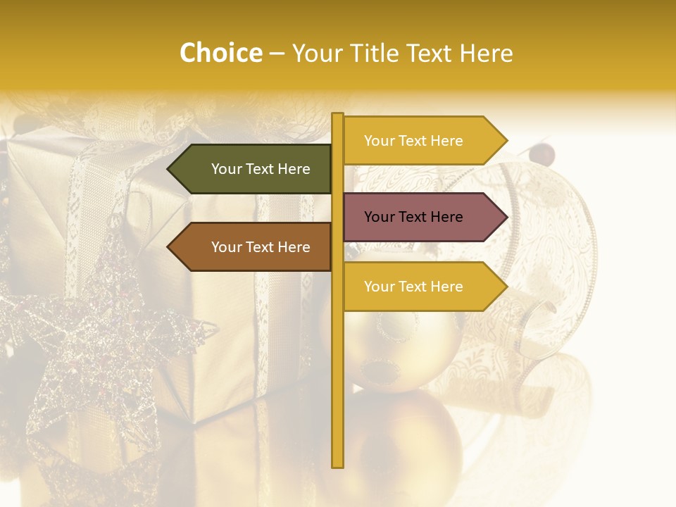 Macro Life Christmas PowerPoint Template