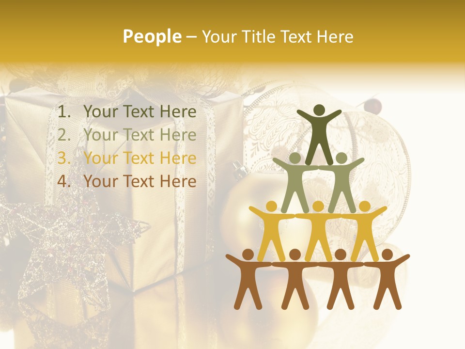 Macro Life Christmas PowerPoint Template