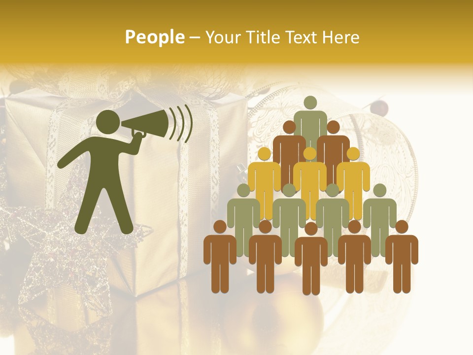 Macro Life Christmas PowerPoint Template