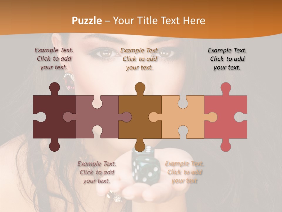 Concept Spinning Risk PowerPoint Template
