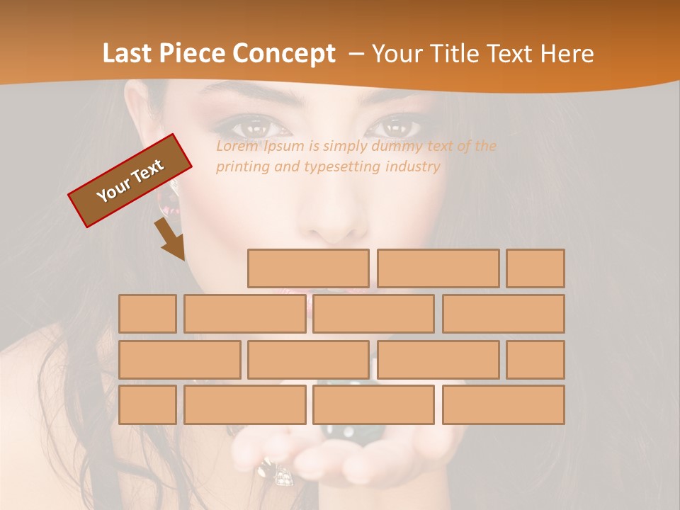 Concept Spinning Risk PowerPoint Template
