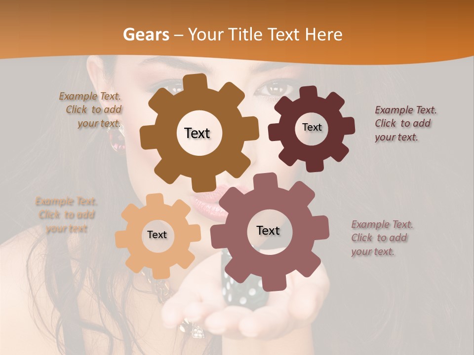 Concept Spinning Risk PowerPoint Template