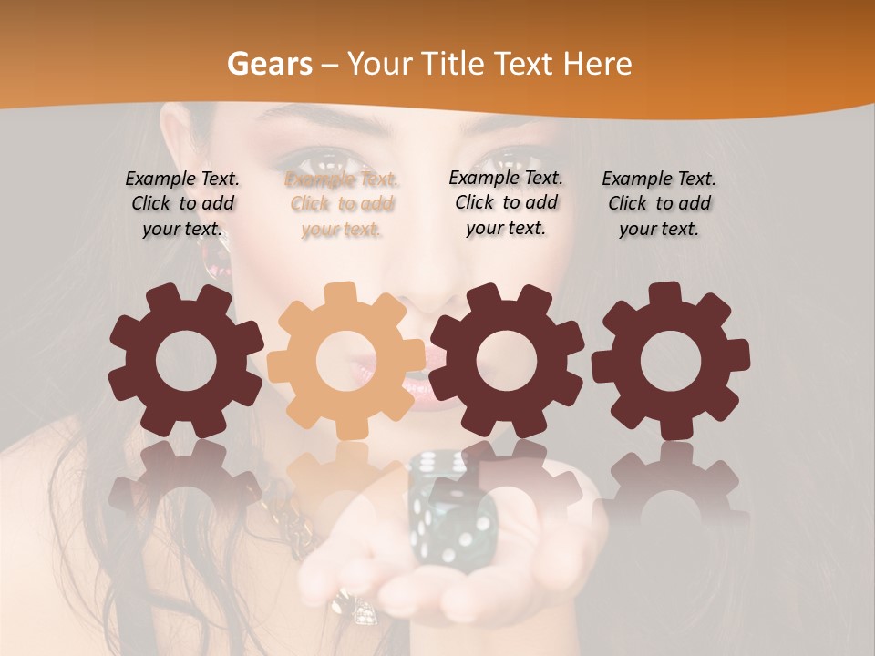 Concept Spinning Risk PowerPoint Template