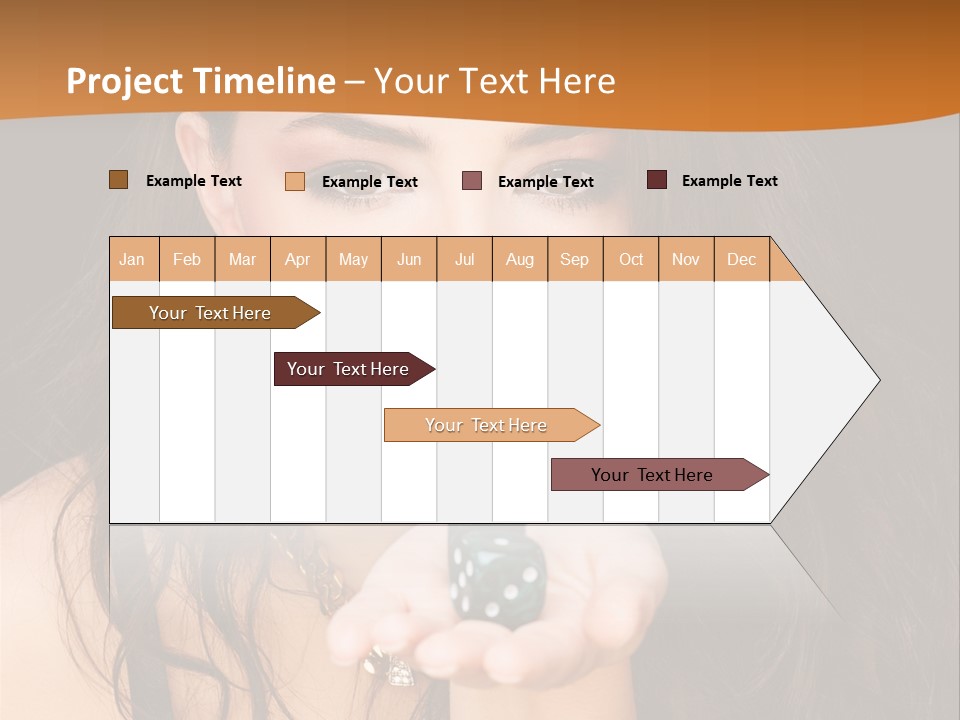 Concept Spinning Risk PowerPoint Template