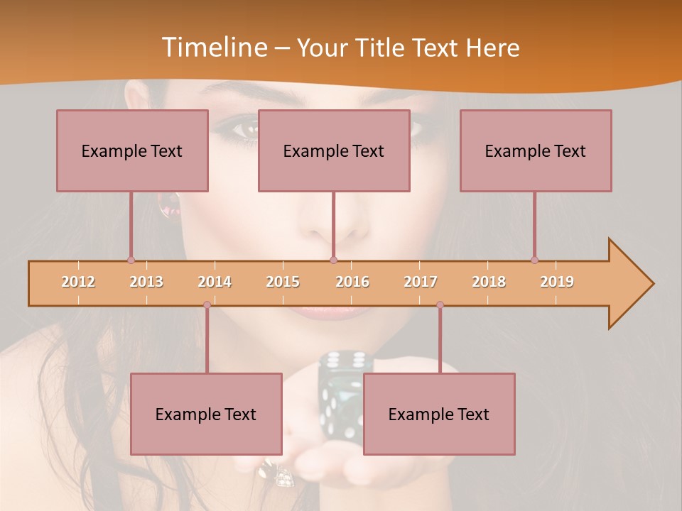Concept Spinning Risk PowerPoint Template