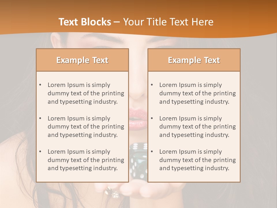 Concept Spinning Risk PowerPoint Template