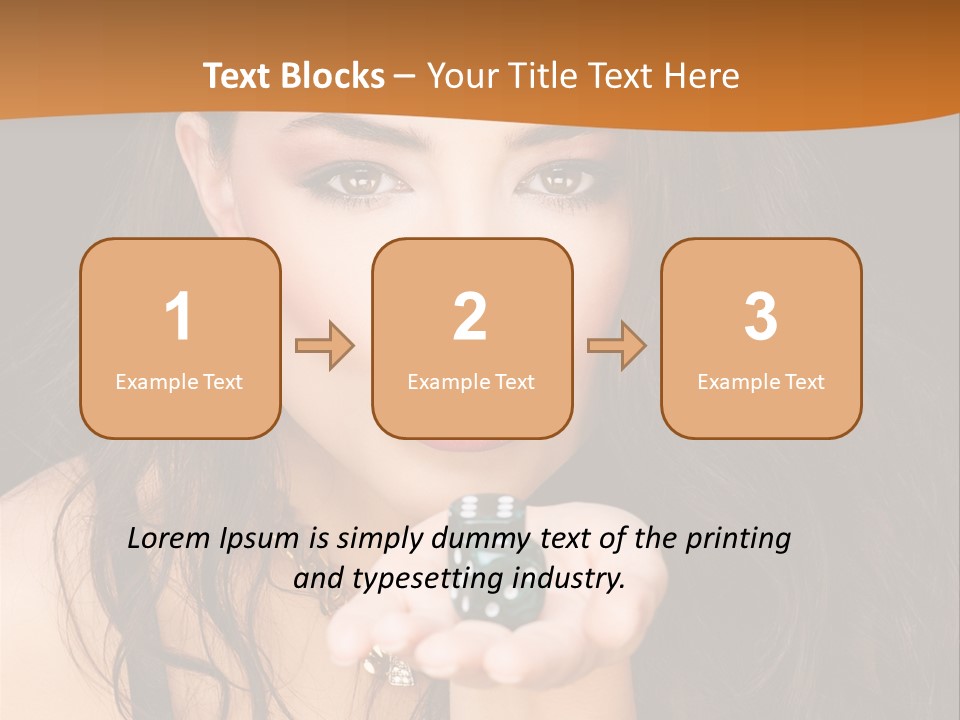 Concept Spinning Risk PowerPoint Template