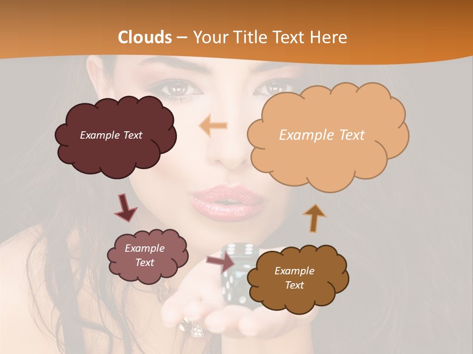 Concept Spinning Risk PowerPoint Template