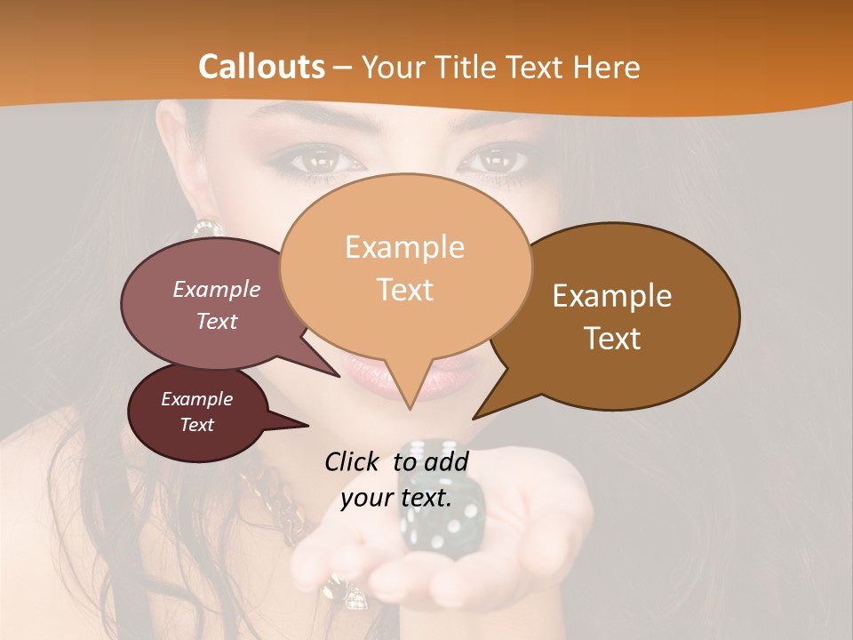 Concept Spinning Risk PowerPoint Template