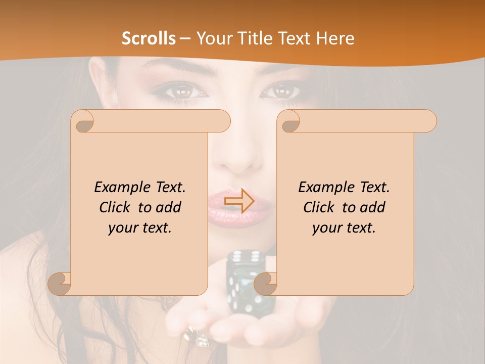 Concept Spinning Risk PowerPoint Template