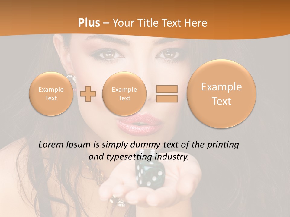 Concept Spinning Risk PowerPoint Template