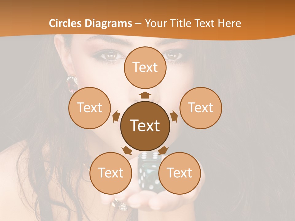 Concept Spinning Risk PowerPoint Template