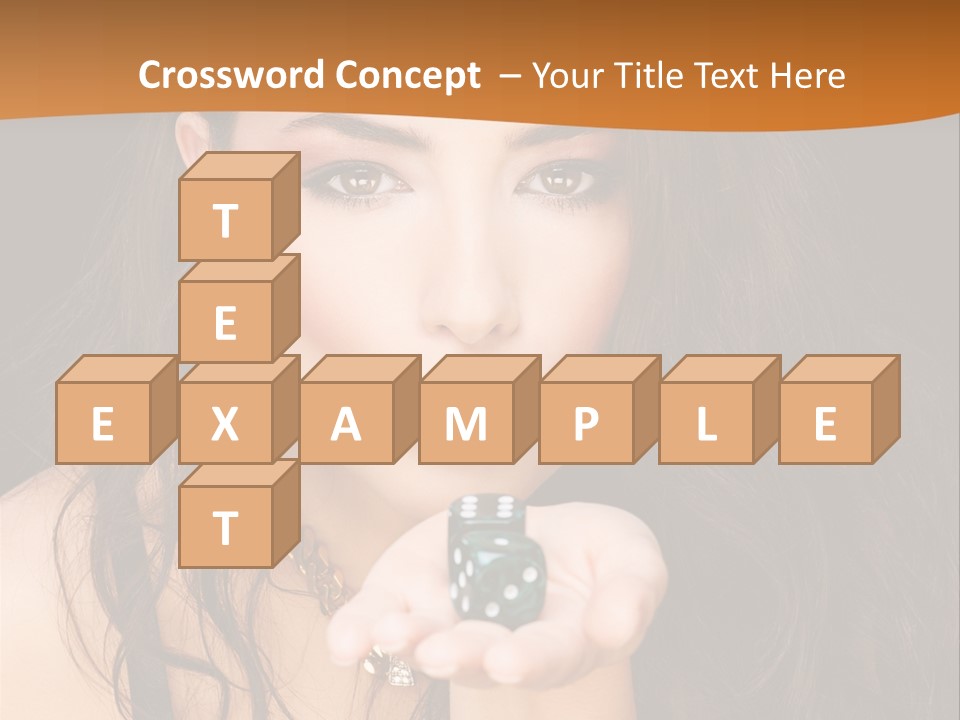 Concept Spinning Risk PowerPoint Template
