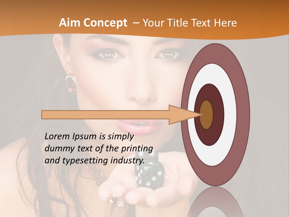 Concept Spinning Risk PowerPoint Template